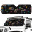 Windshield Sun Shade for Jeep Wrangler JL TJ UV-Blocking 2