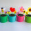 Solar-Powered Flip-Flap Flower Insect Car Decor 2