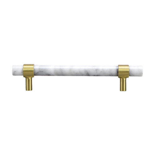 Marble Cabinet Pulls White 35x170mm