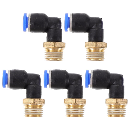 Unbranded pneumatic quick push-in fitting threaded straight