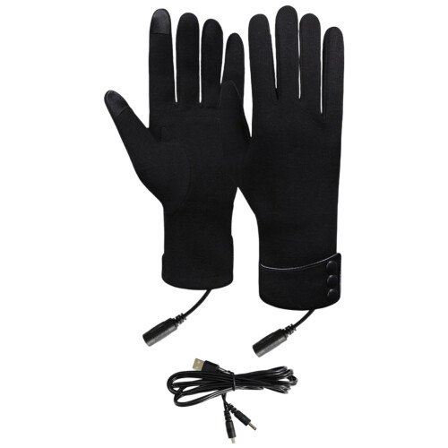 USB Heated Gloves Rechargeable Windproof Water-Resistant 2