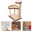 Miniature Cat Climbing Tower Decorative House 1