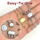 Layering Necklace Separator Clasp Magnetic 1 Piece 3