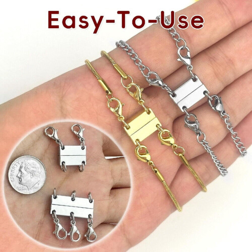 Layering Necklace Separator Clasp Magnetic 1 Piece 2