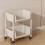 Kitchen Storage Trolley with Shelving for Living Room and 2