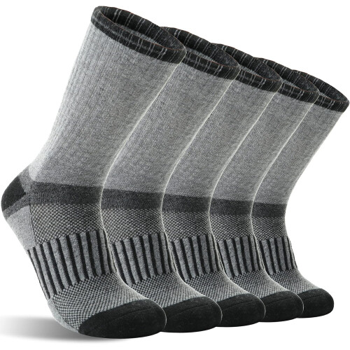 Merino Wool Hiking Socks Warm Thermal Cushioned Moisture