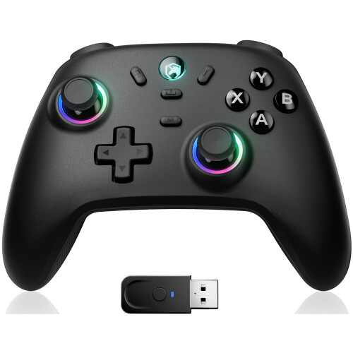 Wireless PC Gaming Controller Hall Effect Joystick