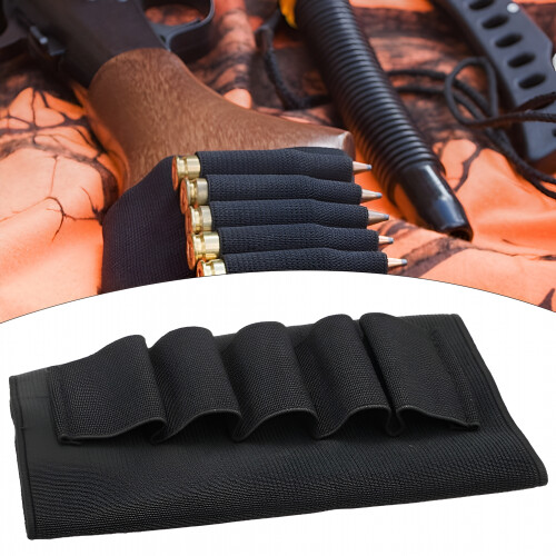Shotgun Rifle Shell Holder Tactical Buttstock Elastic 5 2