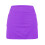 Women's Purple Solid Mid-Waist Skorts with Pockets L 3