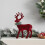 Red Standing Reindeer Decorations for Indoor Tabletop Use 5