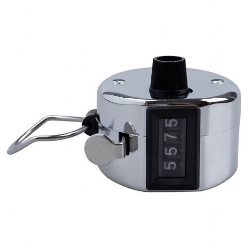 Heavy Duty Metallic 4-Digit Hand Tally Counter 2