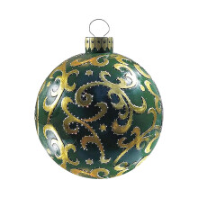 PVC Inflatable Christmas Ball Ornament Green Large
