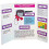 Tri-Fold Presentation Board White 40" x 28" Pack of 8 3