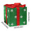 Christmas Tree Gift Box Ornament PVC Green 9.8 inch 3