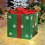 Christmas Tree Gift Box Ornament PVC Green 9.8 inch 6