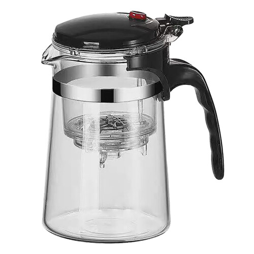 Glass Tea Pot with Infuser and Lid for Loose Leaf Tea