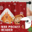 Christmas Kitchen Curtains and Valances Set Red Gingerbread 5