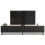 Creative Furniture Ripple Duo 200cm TV Unit - Oak & Black Modern Fluted Design 11