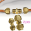 AC Pipe Coupling Adapters with Flare Nuts for 3/8" and 1/4" 1