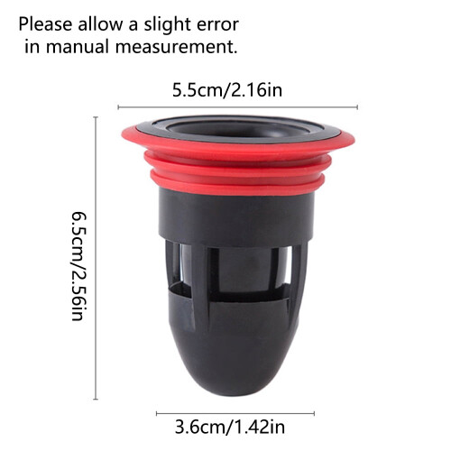 Silica Gel Drain Pipe Seal Double Layer Black 1