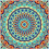 Mandala Tablecloth Vinyl Waterproof 54x54 Inch 4