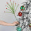 Christmas Tree Fillers Green Plastic Branches with Red Gold 1
