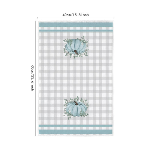 Blue Eucalyptus Leaves Kitchen Towel 23.6 x 15.8 in 2