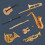 Simulated Horn Instrument Set 8PC 3