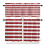 Christmas Red Kitchen Curtains and Valances Set with White 1