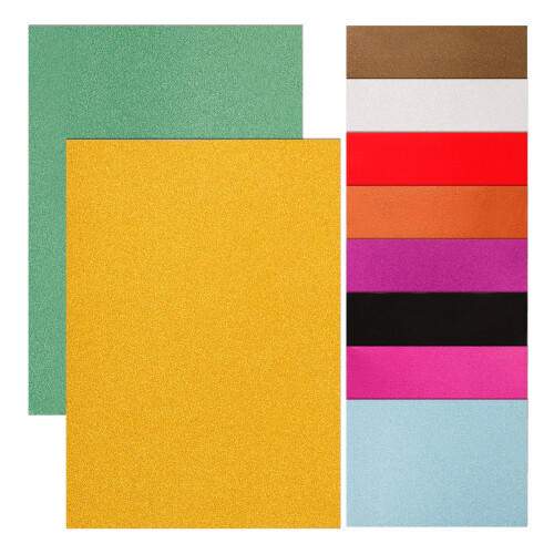 Glitter Craft Paper A4 Shiny Cardstock 10 Sheets 2
