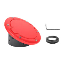 Gas Tank Cap Cover Red High Performance 1 Piece