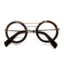 Unisex Vintage Round Acetate Eyeglasses Frames