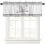 Flower Tile Texture Curtains for Living Room Kitchen Bedroom 3