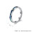 Unisex tungsten steel ring with abalone shell opal inlay 4 2