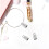 Unbranded rope connector end caps for bracelets silver 10 6