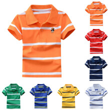 Boys striped polo shirt oversized rugby style size 10-11