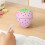 Pink Mechanical Visual Timer for Kids 3.15x2.6 in with 6