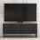 Creative Furniture Ripple 100cm TV Unit - Oak & Black Modern Fluted Design 1