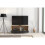 Creative Furniture Ripple 100cm TV Unit - Oak & Black Modern Fluted Design 2