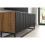Creative Furniture Ripple 100cm TV Unit - Oak & Black Modern Fluted Design 4