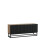 Creative Furniture Ripple 100cm TV Unit - Oak & Black Modern Fluted Design 6