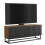 Creative Furniture Ripple 100cm TV Unit - Oak & Black Modern Fluted Design 11