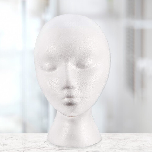 Mannequin Head Foam Wig Holder PE Foam Sturdy 1