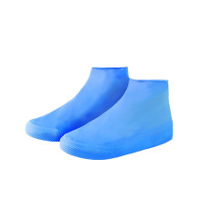 Unisex Waterproof Latex Boot Covers Elastic Non-slip Size M