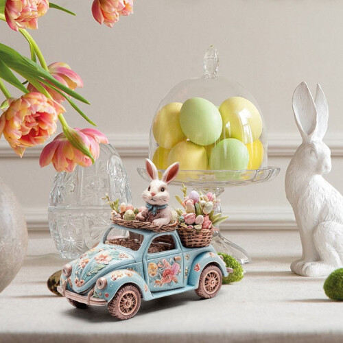 Décoration de bureau lapin de Pâques en acrylique 2D 1