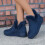 Women's Tall Snow Boots Navy Size 6 6