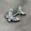 Sterling Silver Butterfly CZ Belly Bar 6mm 4