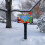 Magnetic Christmas Mailbox Cover Snowflake Deer Design 3