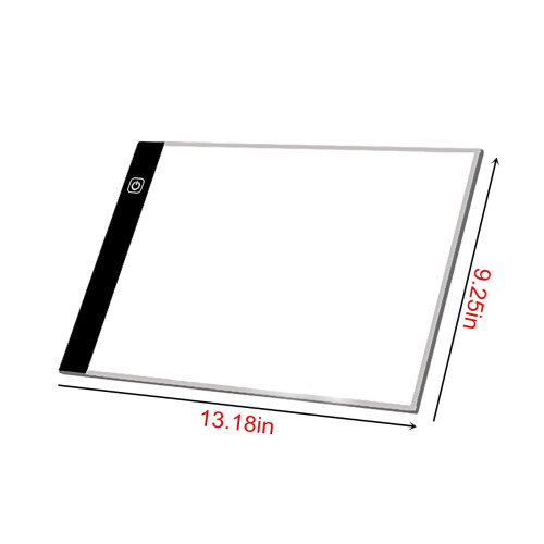 LED Light Pad A4 Ultra-Thin Adjustable USB Powered 2