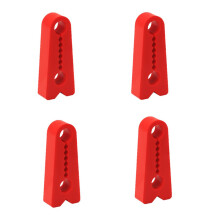 Türschloss-Puffer Stoßdämpfer - 4er Set, Rotes PVC